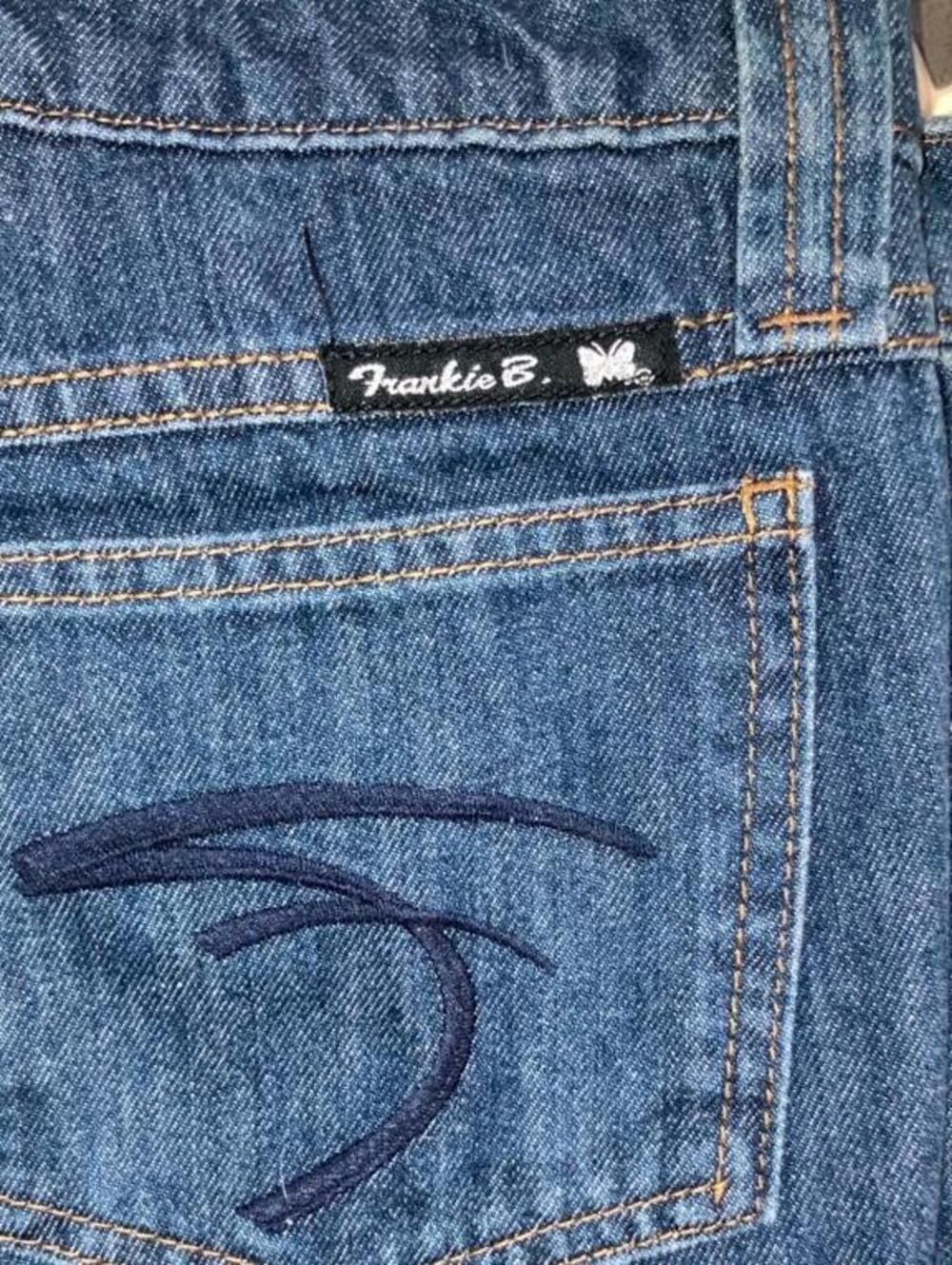 The famous y2k Frankie B. Dark wash low rise flare jeans #flare #lowrise
